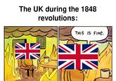 The UK during the 1848 revolutions: TH THIS IS FINE.