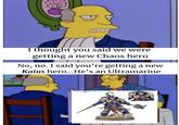 I thought you said we were getting a new Chaos hero No, no. I said you're getting a new Kaius hero...He's an Ultramarine WARHAMMER COMMUNITY