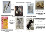 things women keep in their purses loose banknotes and receipts second phone vintage dagger random pills of unknown origin flask earrings removed in a fit of overstimulated rage a very small copy of the constitution keys to a car she hasn't owned in years a pen taken from her bank elfasette Ge Desogestrel salt and hard candy to prevent fainting birth control, because the time of day she originally chose to take them is inconvenient religious item haunted with ancestral rage overly large sunglasses a notebook for thoughts that must be reported to her therapist five different lipsticks she forgot were in there and then put another one in before leaving the house