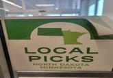 LOCAL PICKS NORTH DAKOTA MINNESOTA LCIPcksMdwstRts Cooler Cling 5.5x5.5