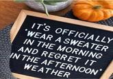XTA IT'S OFFICIALLY 'WEAR A SWEATER IN THE MORNING AND REGRET IT IN THE AFTERNOON' WEATHER