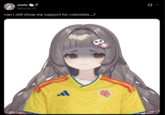 essie @essie_ch can i still show my support for colombia....?