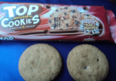 TOP COOKIES LE MEILLEUR DU VANILLE & CACAO OP C2 21:38 PN:35g E:07/02/2015 P:08/02/2014 NOUVELLE PLUS PEPITES 6 cookies vanille HOOVELLY