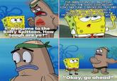 WOW O"Welcome to the Salty Spittoon. How tough are ya?" I'VE BEEN STUNG BY JELLYFISH, I'VE HAD THE SUDS, I FACED OFF KING NEPTUNE, I BROKE MY TEACHER OUT OF PRISON, SURVIVED A NUCLEAR PIE, AND OUTRAN A MONSTROUS ALASKAN-BULL WORM "Okay, go ahead"