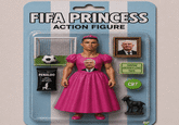 FIFA PRINCESS ACTION FIGURE PENALDO 100% EXCUSES NO GOALS SIIUUU HATERS LOVE THIS CR7 BF