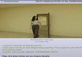 : Anonymous 05/31/26(Sun)18:50:12 No.220863549 Backrooms-main.jpg 215 KB JPG >watch Camrip of Backrooms >old lady voice at the beginning saying "Your gonna get tired of holding that" >pirate nervously replies "GRANDMA SHH" Yep, it's kino time on so many levels