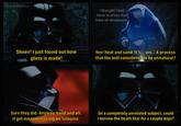FilmBuffBrony I thought I told them to erase that from all databases- Sheev! I just found out how glass is made! Yes! Heat and sand. It's... um... A process that the Jedi considered to be unnatural? Sure they did. Anyway, sand and all, it got me reminiscing on Tatooine. On a completely unrelated subject, could I borrow the Death Star for a couple days?
