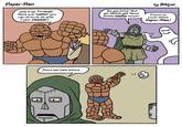 Paper Man Give it up, Tin head! There ain't nothin' you can throw at me that I can't clobber! So you think! But you haven't yet Faced Doom's newest minion! by Boldjun Prepare to cower before Paper Man! Doom has been misled...