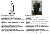 The Virgin Dominican Missionary • Arrives with a Bible and a death wish • Preaches in Latin to people who don't speak it • Thinks burning heretics is better than converting them • Writes long treatises no one outside the cloister reads • Converts three villagers, alienates thirty • Believes persuasion comes from fear of eternal fire • "You will love God... or f*cking die." • Comits cultural genocide against locals • Ends up arguing with other friars about stupid things like what color robes angels wear The Chad Jesuit Missionary • Masters the local language and astronomy before unpacking •⚫ Converts kings, merchants, and mathematicians • Wears silk, debates Confucian scholars, baptizes samurai • Builds schools, libraries, and empires of the mind • Writes letters from the jungle that reshape Europe • Can quote Aristotle, Sun Tzu, and the locals' proverbs in one sermon • "Adapt the faith to the culture? Absolutely." - • Outlasts persecution, suspicion, and expulsion — and still comes back teaching geometry