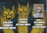 ANCIENT POST ANCIENT ROMAN CHINESE RECRUITMENT RECRUITMENT GREEK ALEXANDER GREEK RECRUITMENT