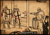 K Stop sacking, ser. t