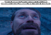 "AGE OF MAMMALS" MFS WATCHING A 30FT LAND CROCODILE GALLOP TOWARDS THEM (THEY'RE IN BRAZIL):