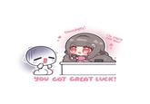 CONGRATZ! I'LL CHEER FOR YOU! YOU GOT GREAT LUCK!