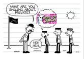 WHAT ARE YOU SMILING ABOUT, PRIVATE? BEST OF ZACH HEH HEH.