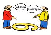 7.5±1.5 I agree