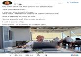 Eur 1d • My wife sent me this photo on WhatsApp. "Are you done yet?" I was on the Amalfi Coast. Sea view. Weekend. Glass of water next to me. And a laptop in front of me. Some people call this a workcation. I call it ownership. Discipline, or inability to switch off? (DELL + Follow uti... 65 34 ៨ Cce