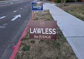 BIKE ELECT Mike Sommerfeld for Judge ATTA LAWLESS for JUDGE Paid for by Eric Lawless for Justice Committee, PO Box 302. Wauna, WA 98395