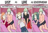 LUST -VS- LOVE HAHA CUCKING FELIX IS FUN SO THAT'S WHY I ALWAYS SLEEP ON BREADCRUMBS -VS-SCHIZOPHRENIA CollegeHumor SOTHIS I'M SO GLAD YOU RETURNED RANDOMLY AFTER THE WAR, YES! I ALWAYS KNEW YOU WOULD