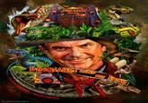 JURASSIC PARK DINOSAURS RULED THE LATH ALAN GRANT/SAM NEILL BeraBOunafuraiBOu