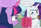 i USED MY MAGIC TO TURN FLUTTERSHY INTO A FLESH CUBE! ABSOLUTELY HORRID, DARLING!
