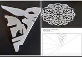 Original Mando/Grogu Snowflake Design by Travis Lee Clark Template by Shay Moore