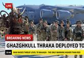 LIVE breakyourownnews.com U.S AIR FORCE BREAKING NEWS GHAZGHKULL THRAKA DEPLOYED TO 22:48 IRAN RAISES THREAT LEVEL TO WAAAGH - THE ONLY WARNING HIGHER THAN RED
