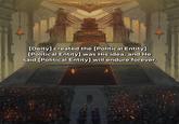 [Deity] created the [Political Entity]. [Political Entity] was His idea, and He said [Political Entity] will endure forever.