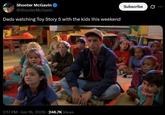 Shooter McGavin @ShooterMcGavin Dads watching Toy Story 5 with the kids this weekend 2:17 PM Jun 16, 2026 246.7K Views OC Subscribe 0