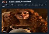 olivia cooke's manager @livcookeist i just want to scissor the sadness out of her GIF