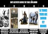 1E DND'S AESTHETIC ACROSS THE YEARS: CWN ANNWN 2E 3E 4E 5E BECAUSE ONE DOG AIN'T ENOUGH AND TWO IS TOO LOW, IT'S THREE DOGS! HAVE YOU CONSIDERED THAT IF YOU DON'T TEAR ME TO SHREDS, YOU'LL RECEIVE THIS FINE BOWL? POOR GUYS LOOK LIKE THEY HAVEN'T HAD A WILD HUNT FOR WEEKS! FEED YOUR HOUNDS, DUDE! "PSYCHIC BADGER DOG" COMING SOON TO FRIDAY NIGHT MUST-SEE-TV! | 5E THINKS THERE ARE ENOUGH FEY HOUNDS YES, THESE ARE USUALLY REFERRED TO AS "WILD HUNT HOUNDS" IN D&D. CWN ANNWN SOUNDS COOLER, THOUGH
