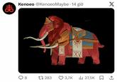 Kenoeo @KenoeoMaybe 14 giò • X ま 茶 KerideoMaybe 2026718 XV 8 1283 3,7K lil 27,5K ☐ ↑