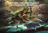 BECOME UNGOVERNABLE WILD SHAPE: JIMOTHY