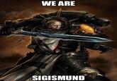 WE ARE SIGISMUND