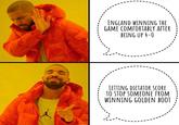 ENGLAND WINNING THE GAME COMFORTABLY AFTER BEING UP 4-0 LETTING DICTATOR SCORE TO STOP SOMEONE FROM WINNING GOLDEN BOOT