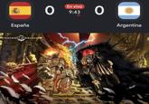 España БУТГИОММОР ЯЗММАНЯ АМ O En vivo 9:43 0 Argentina
