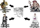 The pettiness Of Dio Z4 The aura of Sukuna The writing Of Eren imgflip.com The genius Of Aizen