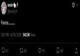 essie @essie_ch France............. 5:52 PM ⚫ Jul 18, 2026 542.5K Views 372 . 1362 17K 487