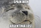 SPAIN WON ARGENTINIA LOST