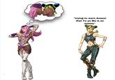 *trying to warn Anasui that Yo yo Ma is an enemy*