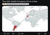 The WC 2026 Finalists fit in a line Certified World Cup Jerk O 214 в 28 65 D