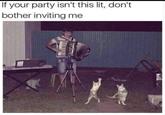 If your party isn't this lit, don't bother inviting me