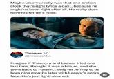 Maybe Viserys really was that one broken clock that's right twice a day... because he might've been right after all. He really does have his father's nose. THRONIES Thronies @thronieshbo Imagine if Rhaenyra and Laenor tried one last time, thought it was a failure, and she went back to Harwin... only for Joffrey to be born nine months later with Laenor's entire face. He's just light-skinned. 龙