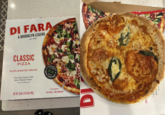 DI FARA A BROOKLYN LEGEND est. 1965 CLASSIC PIZZA mozzarella parmesan basil | tomato sauce "The Holy Grail of NY Style Classic Pizza" New York Magazine ASA REVIEWED BKLYN BL * NET WT. 16.430z (1 LB.43oz) 466g Serving suggestion KEEP FROZEN COOK THOROUGHLY DI mozz "T Styl New