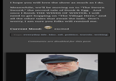 I hope you will love the show as much as I do. Meanwhile, we'll be moving on to "The Sworn Sword," the second tale of Dunk & Egg. And once I finish THE WINDS OF WINTER, I will need to get hopping on "The Village Hero," and all the other tales that await the lads. Don't worry, I am sure you folks will remind me. Current Mood: excited Tags: everyday life, hbo, nfl, politics, travels, writing Comments are disabled for this post.