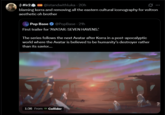 :) #ir2 @istandwithluka - 20h blaming korra and removing all the eastern cultural iconography for voltron aesthetic oh brother Pop Base ❤ @PopBase - 21h First trailer for 'AVATAR: SEVEN HAVENS.' The series follows the next Avatar after Korra in a post-apocalyptic world where the Avatar is believed to be humanity's destroyer rather than its savior.... 1:36 From - Collider