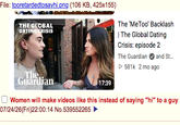 File: tooretardedtosayhi.png (106 KB, 425x155) THE GLOBAL DATING CRISIS The 'MeToo' Backlash | The Global Dating Crisis: episode 2 The Guardian The Guardian and St... ▷ 581k 2 mo ago 17:39 Women will make videos like this instead of saying "hi" to a guy 07/24/26(Fri)22:00:14 No.539552265 ►