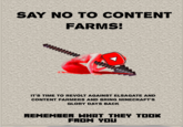 It's time to take revenge against the content farmers and elsagate for taking everything from us!