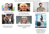 ubim z People on your guided day trip outside a major European city Starterpack Friendly Australian couple Friendly Scottish guy who shares a table with you at lunch One guy who complains a lot HO 10 Couple who argue and swear at each other constantly Older woman who has never left lowa before and is surprised by almost everything Shutters Shutterstock shutterstock shutterstock shutterstock shutterstock "We are getting back in to town at 4:30, right? Because my flight is at 6:30 and I don't want to miss it."