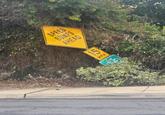 SPEED BUMPS AHEAD 15 MPH