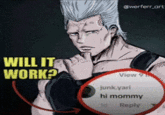 Gwerferr.art WILL IT WORK? View 9 junkyari hi mommy Reply